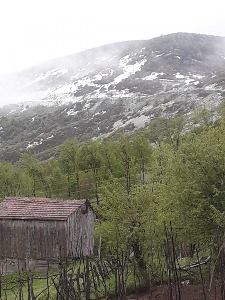 Ordu’da yüksek kesimlere mayıs karı düştü