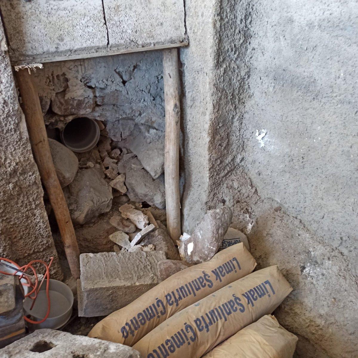 Şanlıurfa'da bir borunun içerisinden mühimmat çıktı