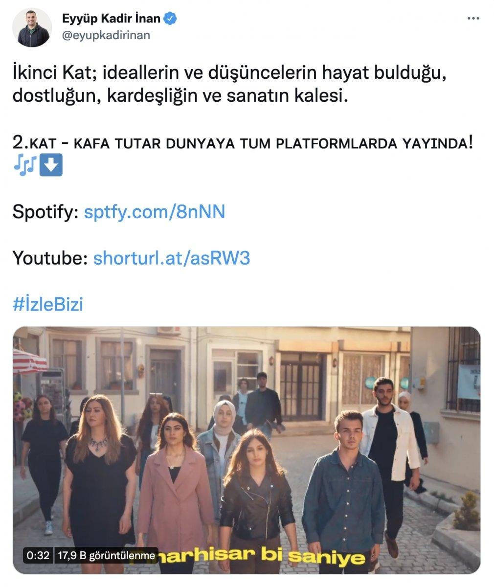 AK Gençlik'ten Cumhurbaşkanı Erdoğan'a özel şarkı: Kafa Tutar Dünyaya