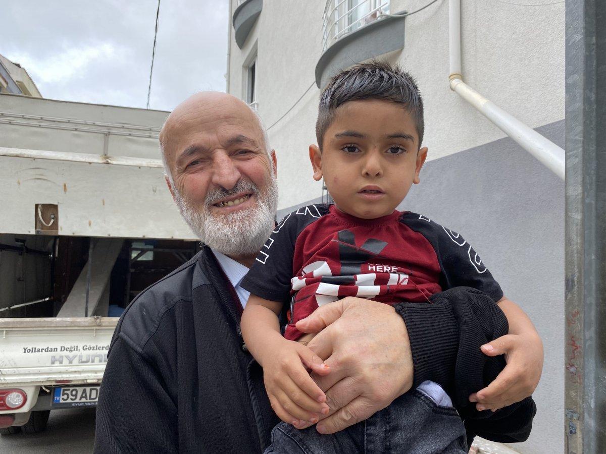 Sancaktepe'de cipin çarptığı çocuğun kurtuluşu