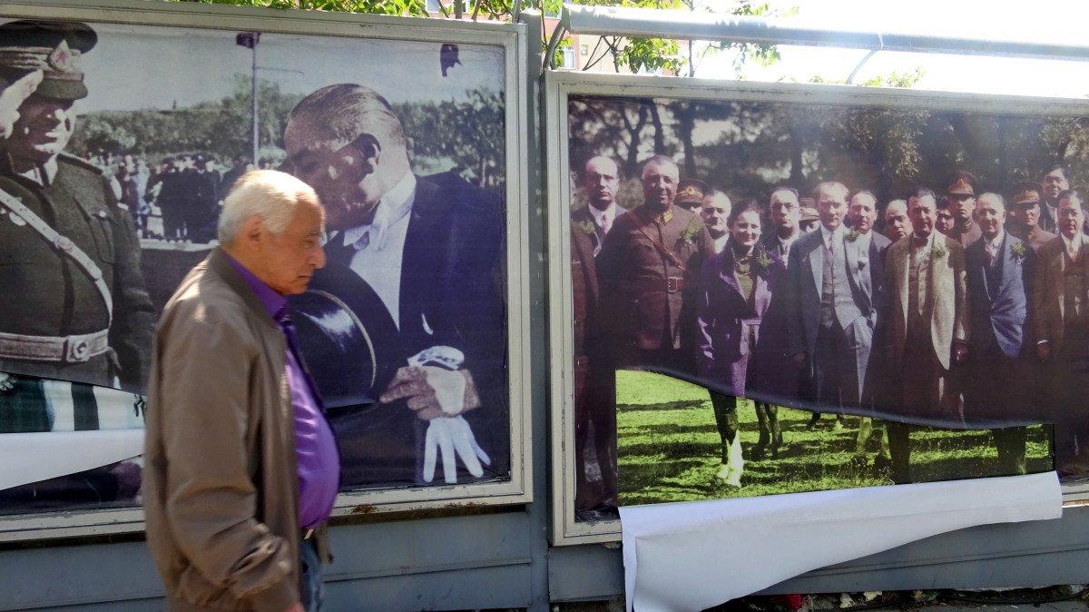 Avcılar’da Atatürk posterlerini yırtıp kaçtılar
