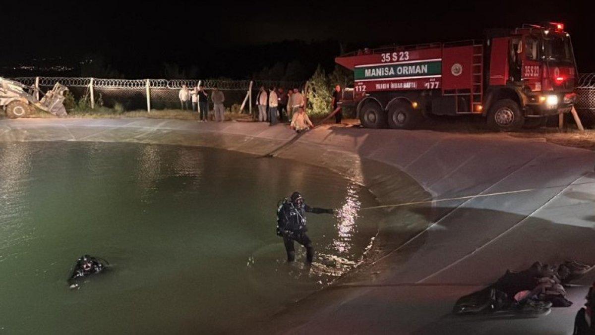 Manisa'da yangın söndürme göletine giren ikiz kardeşler hayatını kaybetti