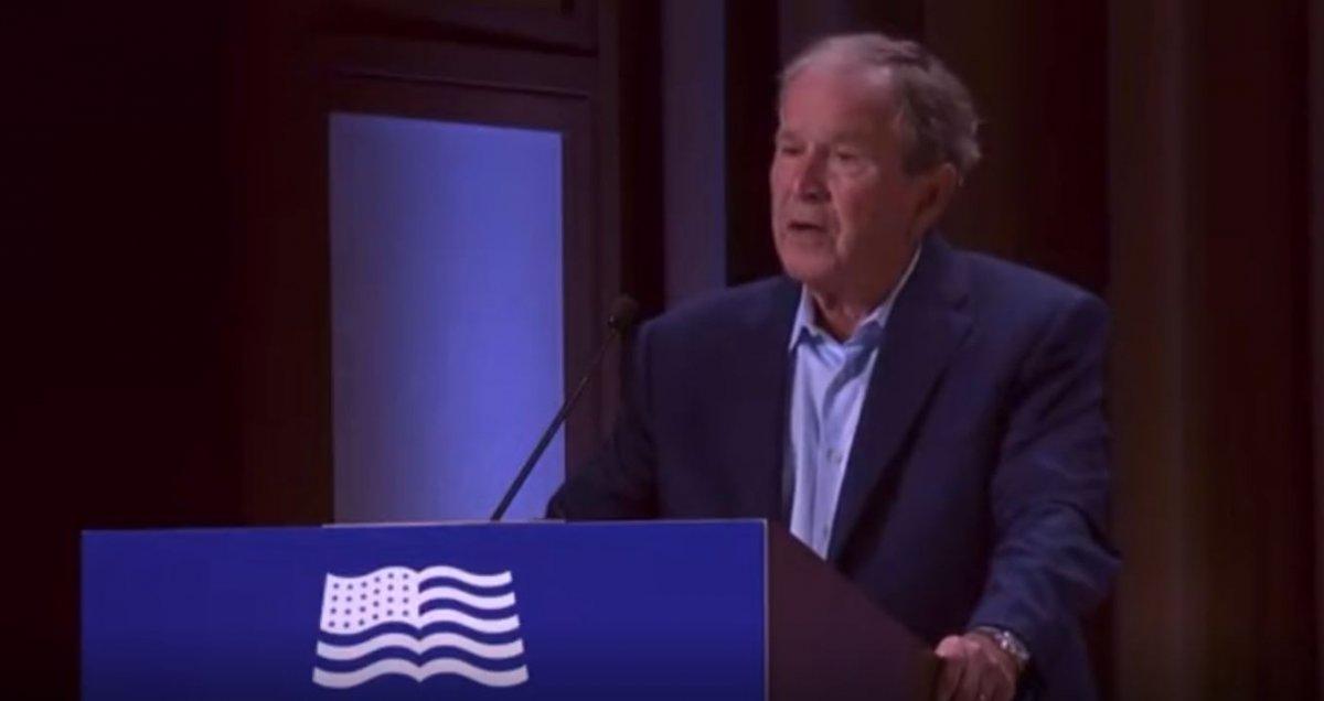 George W. Bush'tan gaf: Tek bir adamın Irak işgali