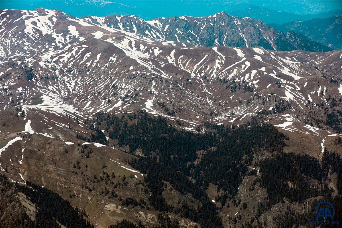 Artvin'in doğal güzellikleri havadan görüntülendi