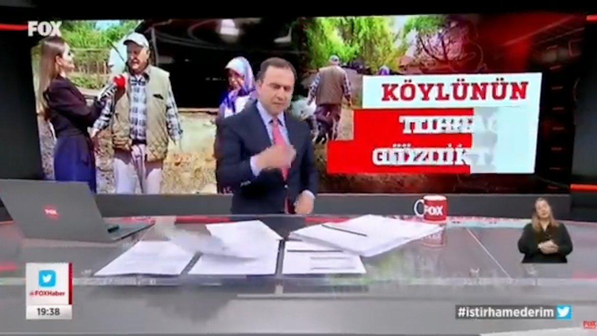 Selçuk Tepeli canlı yayında bardak fırlattı