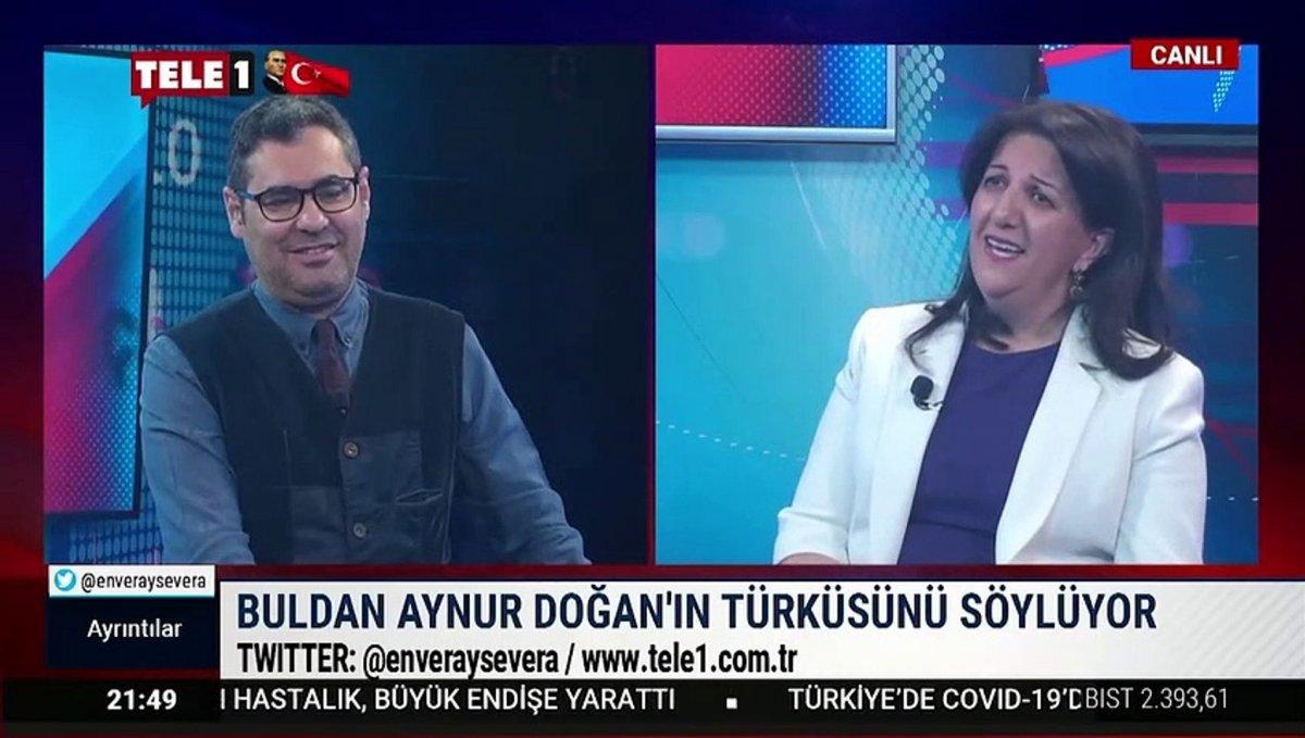 Pervin Buldan canlı yayında şarkı söyledi