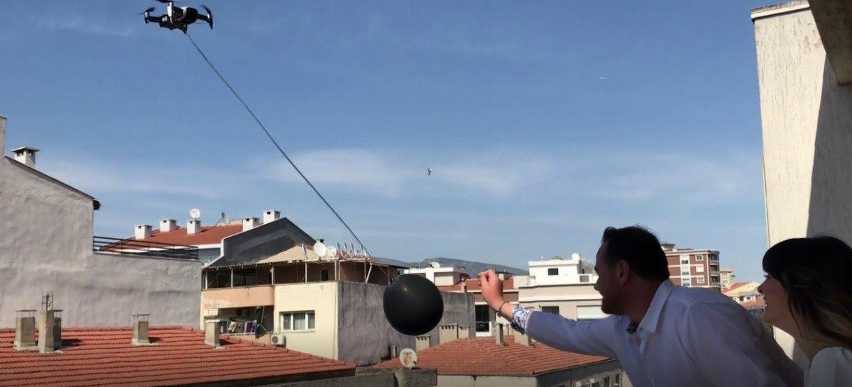 İzmir’de drone ile cinsiyet öğrenme partisi