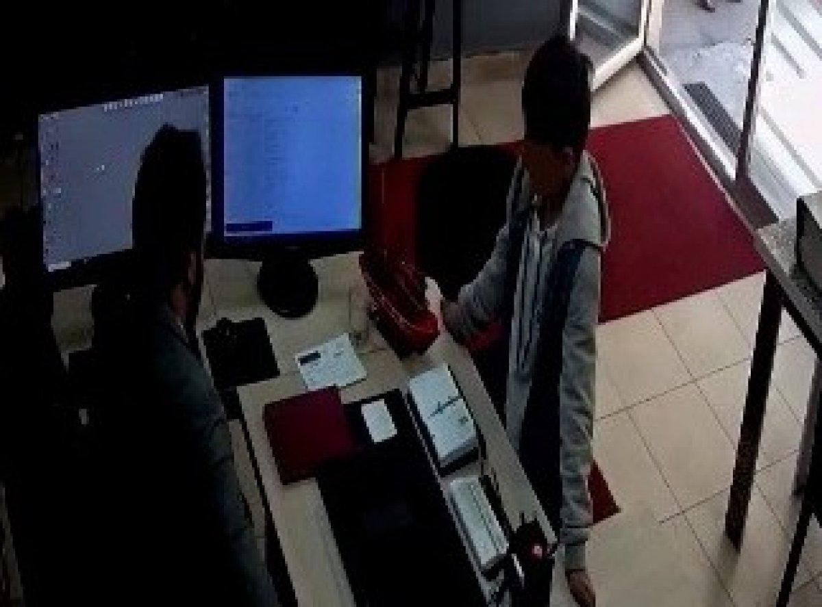 Erzurum'daki küçük hırsız, patrona yakalandı