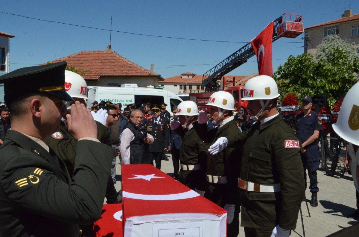 Şehit Tunahan Erbaşı’na Aksaray’da son veda