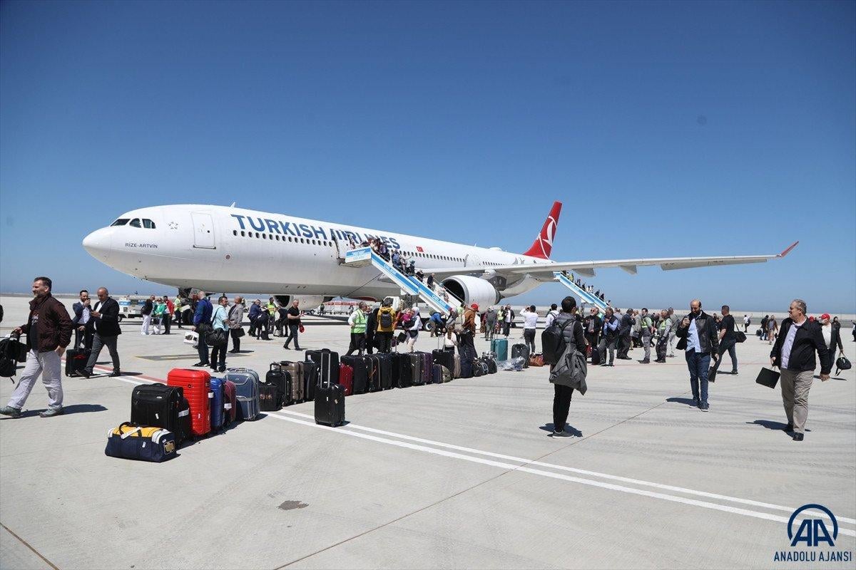 Rize-Artvin Havalimanı'nı kullanan yolcu sayısı belli oldu