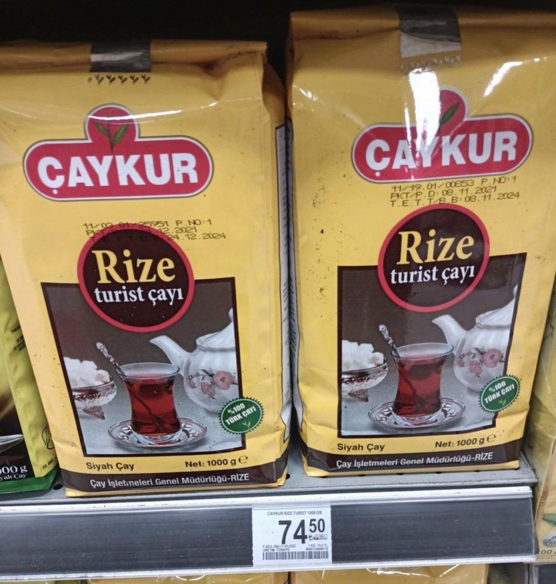 Çaya gelen zamlar raflardaki fiyatlara yansıdı