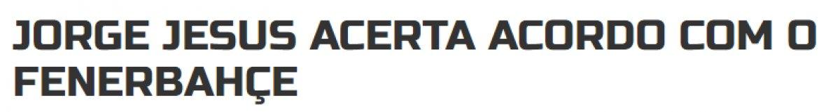 Jorge Jesus, Fenerbahçe ile anlaştı iddiası