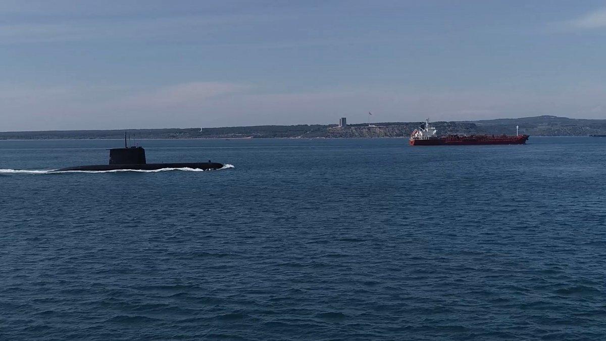 Dünyanın en modern denizaltılarından TCG 18 Mart, göreve hazır