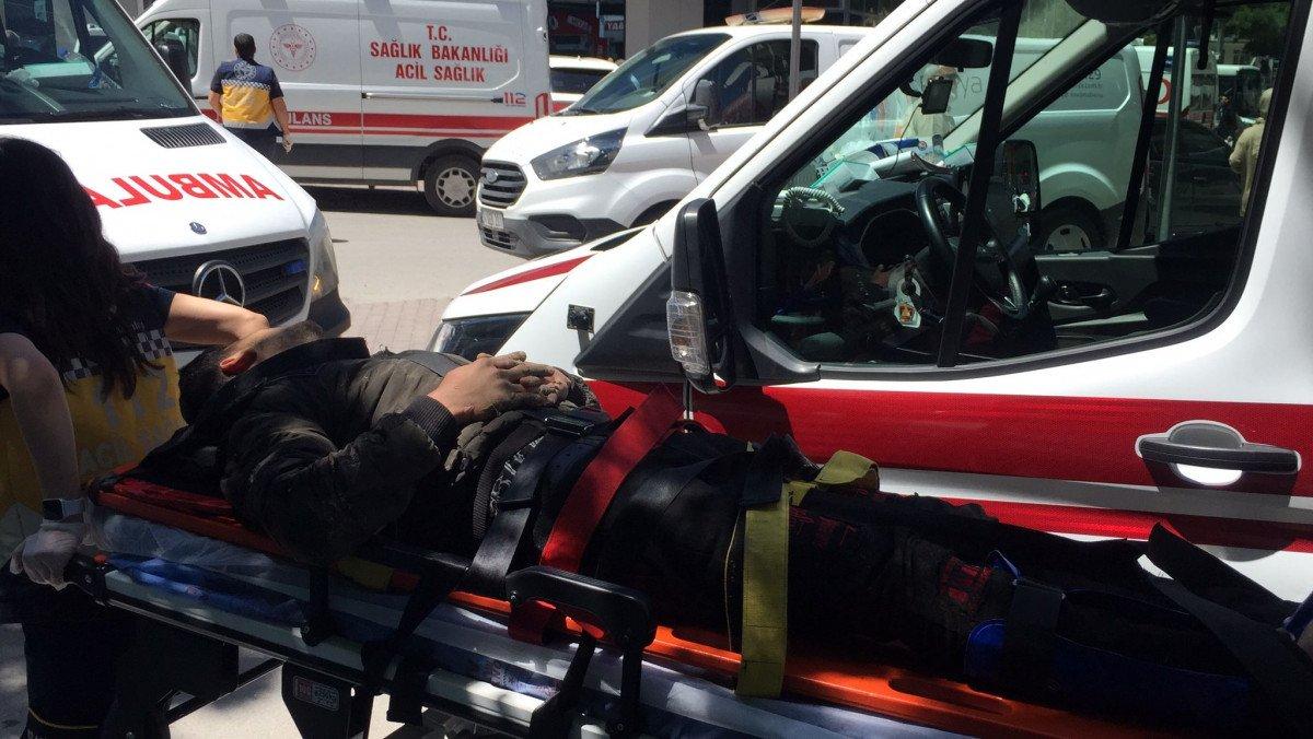 Konya'da Suriyeli bir ailenin yaşadığı evde yangın