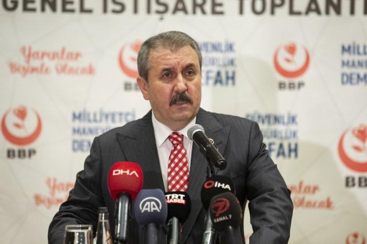 Destici: BBP, Cumhur İttifakı içinde kendi adıyla yer alacak