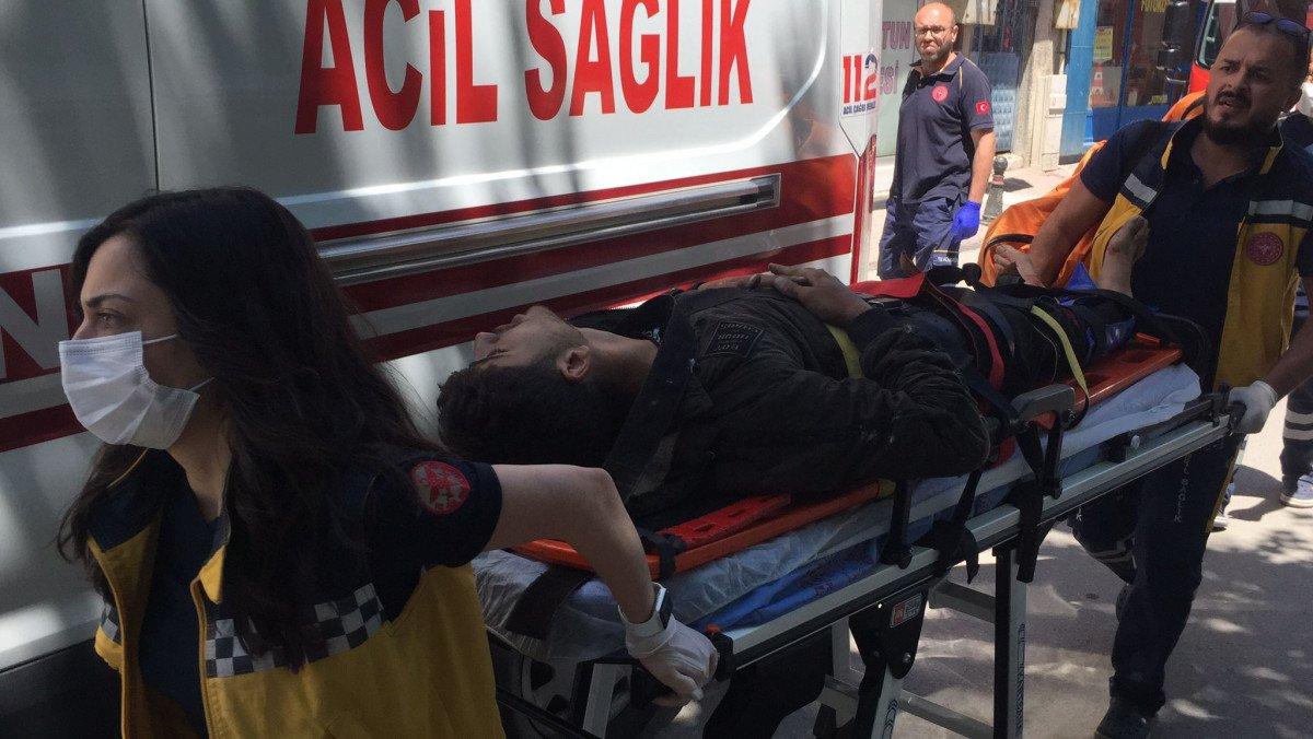 Konya'da Suriyeli bir ailenin yaşadığı evde yangın