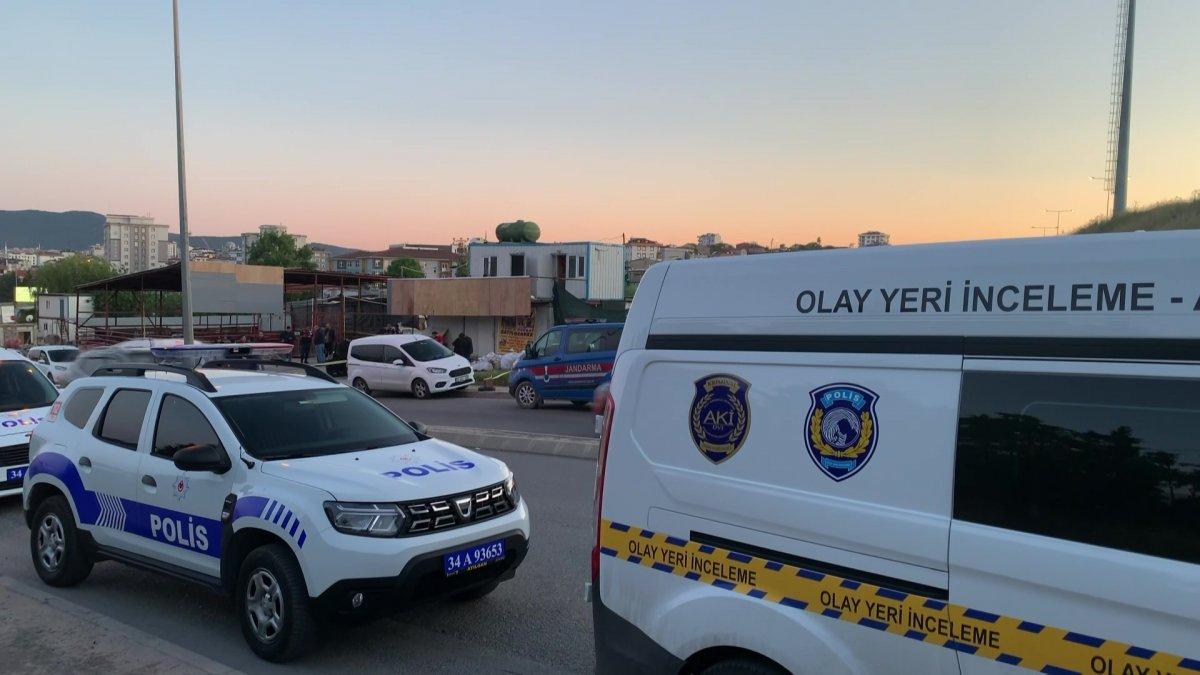 Sancaktepe'de cinayet zanlısı polisle çatıştı