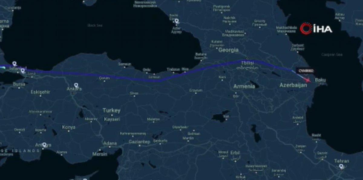 Bayraktar Akıncı Azerbaycan'a vardı