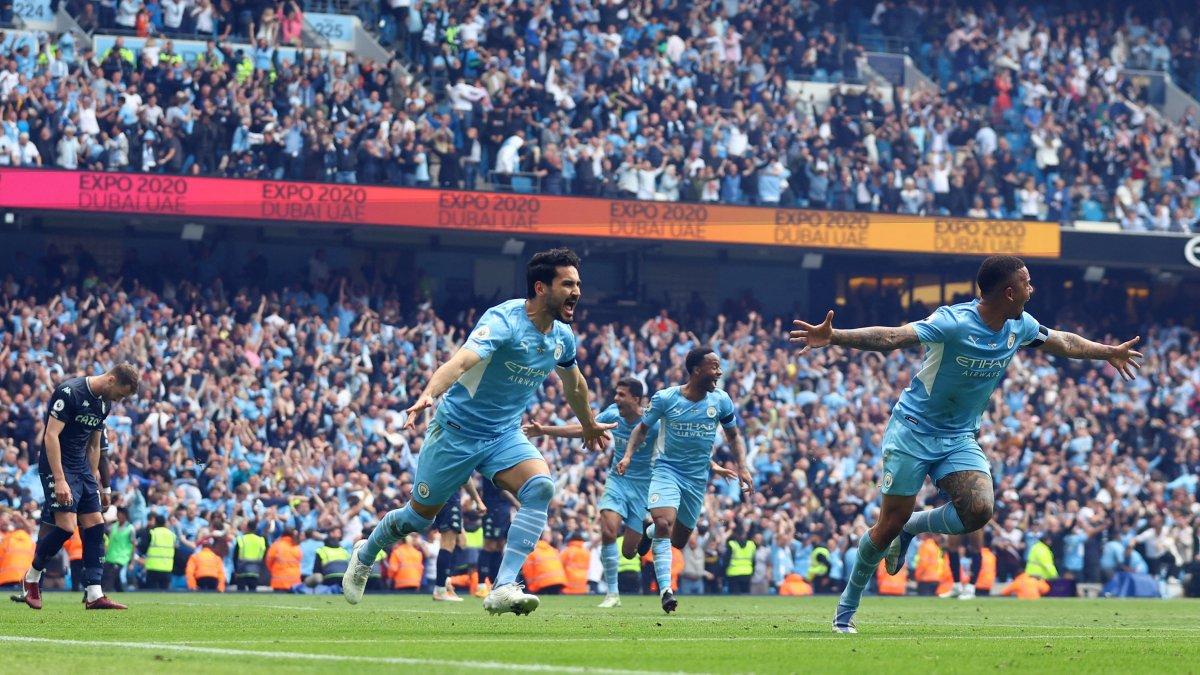 Premier Lig'de şampiyon Manchester City