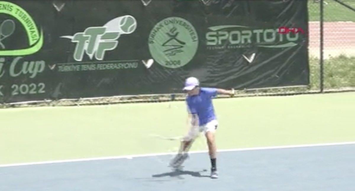 Cudi Cup Tenis Turnuvası'nda final maçları oynandı