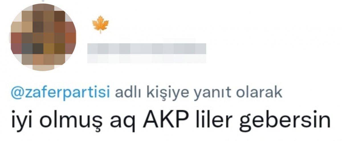 AK Parti'nin Gençlik Şöleni dönüşünde hayatını kaybedenlere nefret mesajları