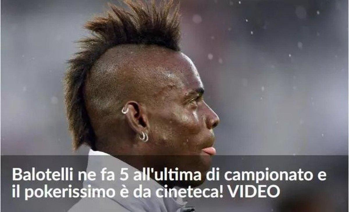 Balotelli'nin rabonası Avrupa basınında manşetlerde