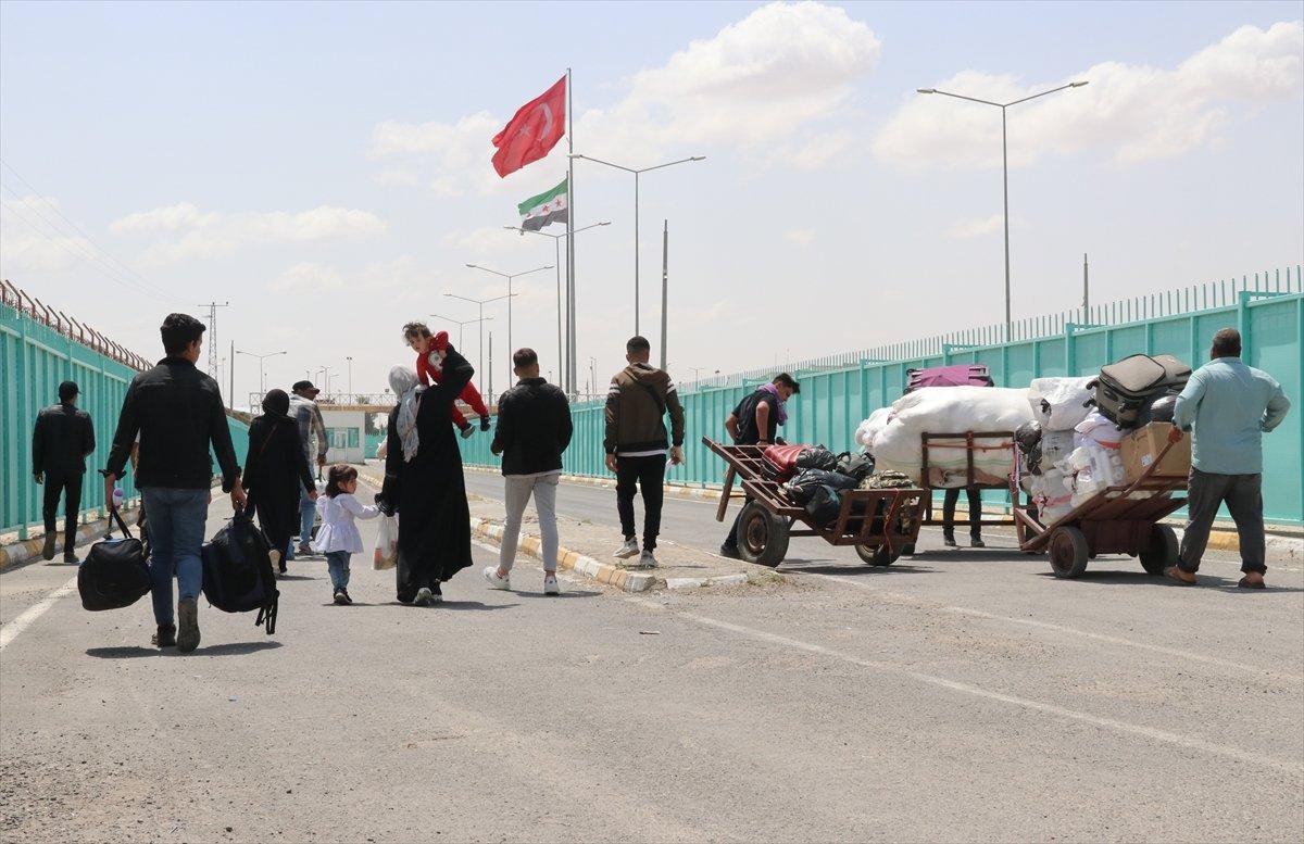 Suriyelilerin ülkelerine gönüllü geri dönüşleri sürüyor