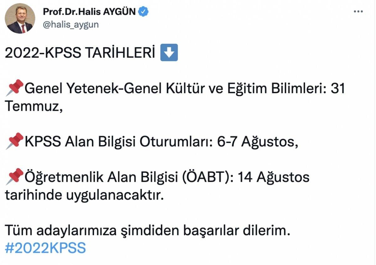 2022 KPSS başvuruları başladı