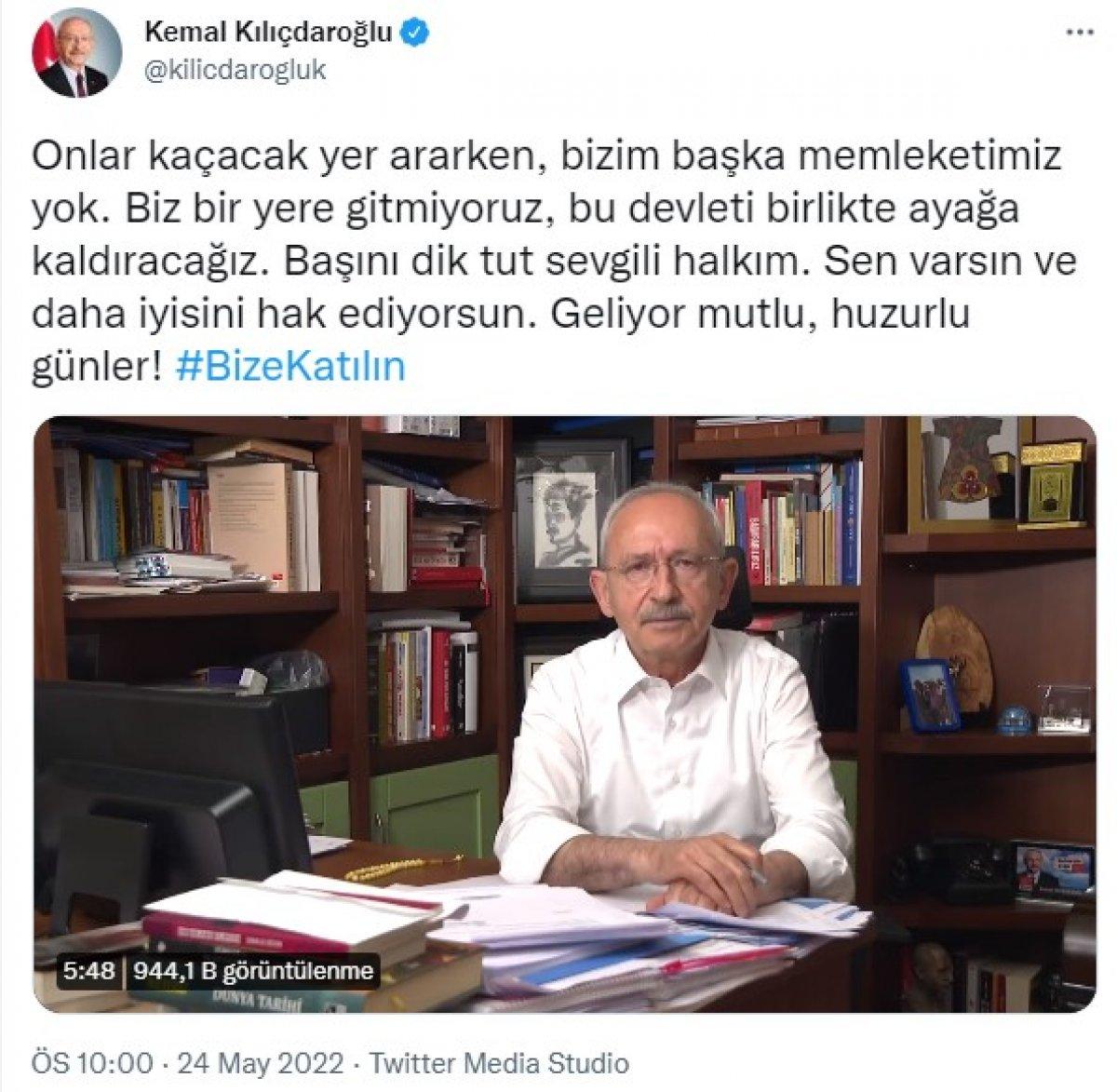 Kemal Kılıçdaroğlu beklenen paylaşımı yaptı