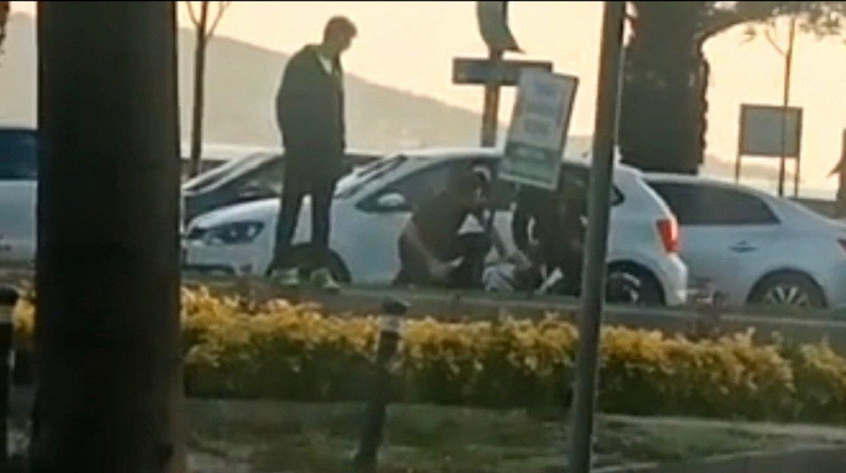 Maltepe’de zabıta ile sürücü kavgası