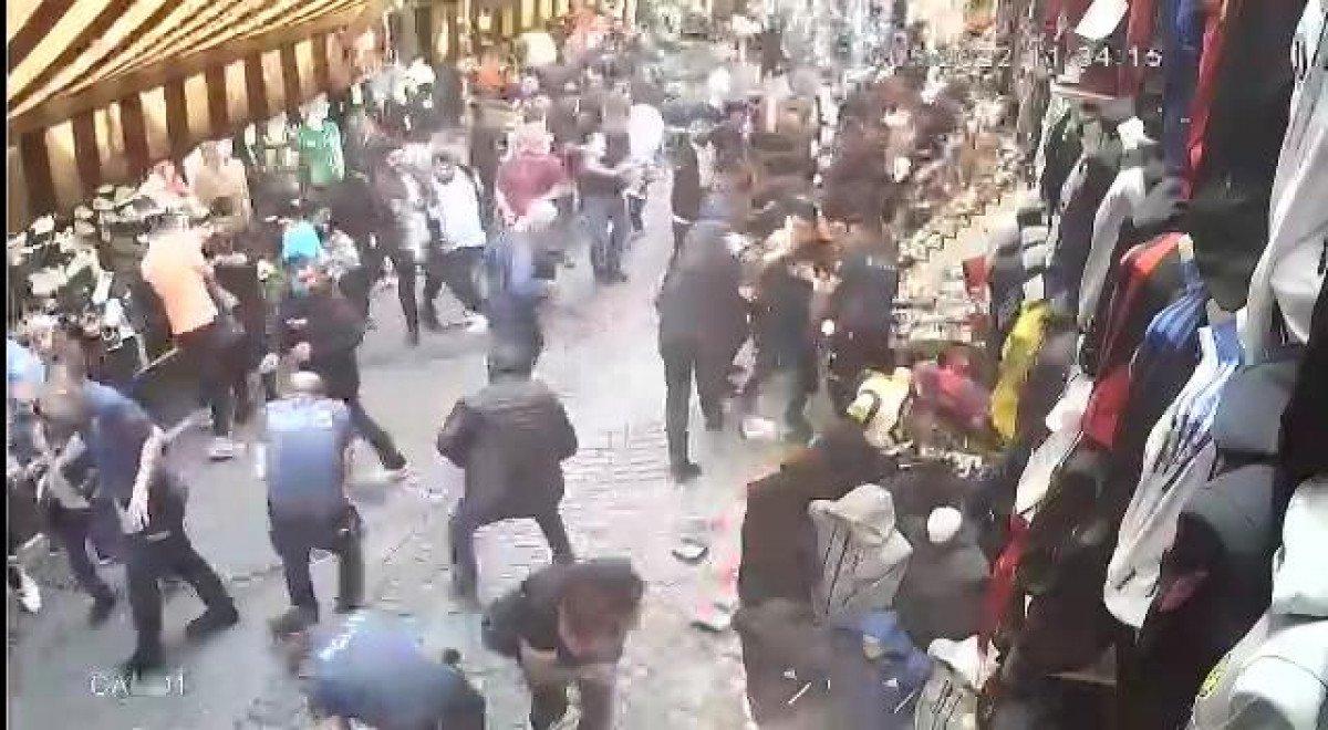 Beyazıt'taki çatışma güvenlik kamerasında