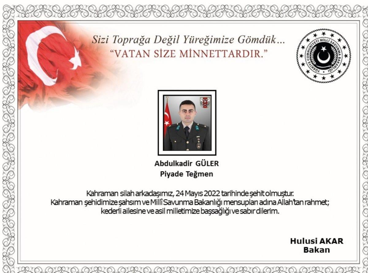 Pençe Kilit Operasyonu'nda 5 askerimiz şehit oldu