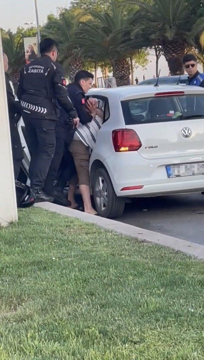 Maltepe’de zabıta ile sürücü kavgası