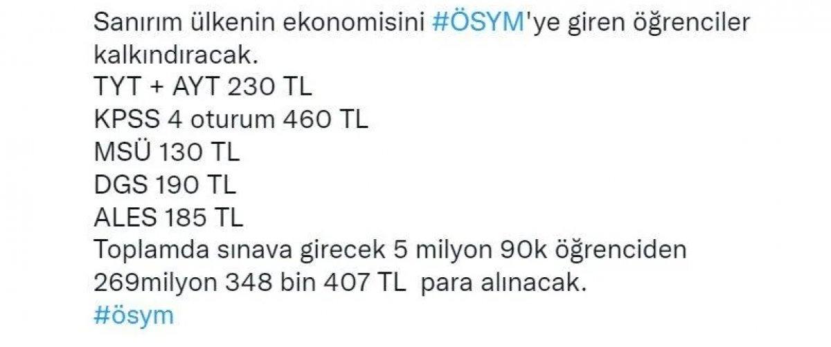 KPSS oturum ücretlerine tepki