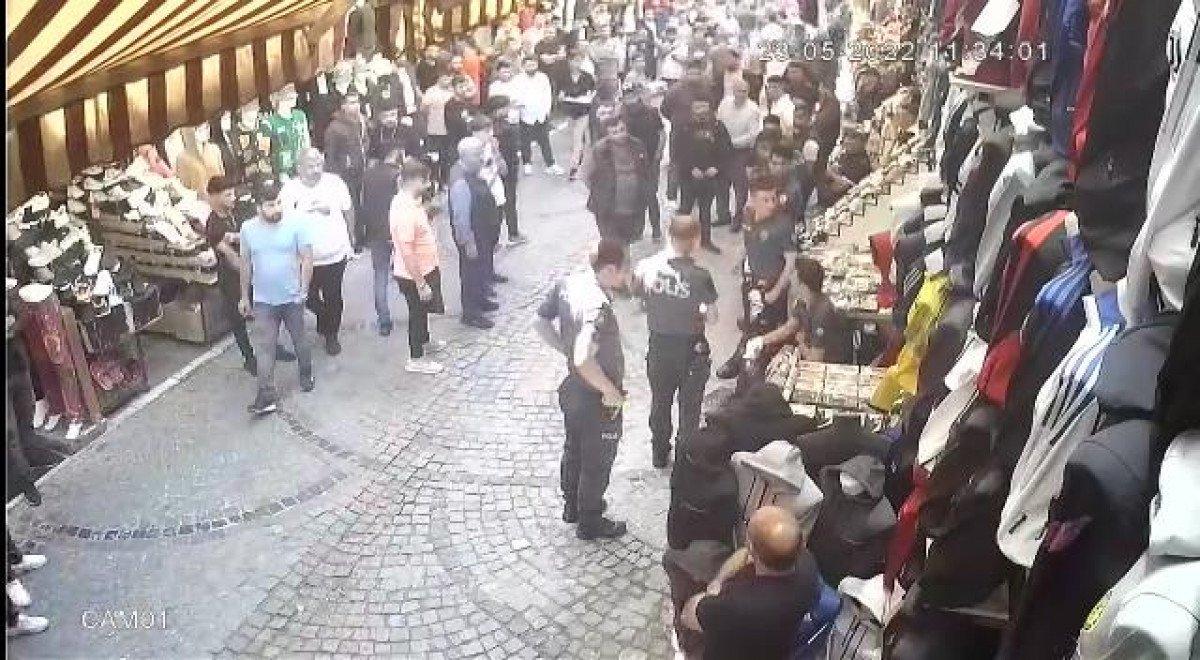 Beyazıt'taki çatışma güvenlik kamerasında