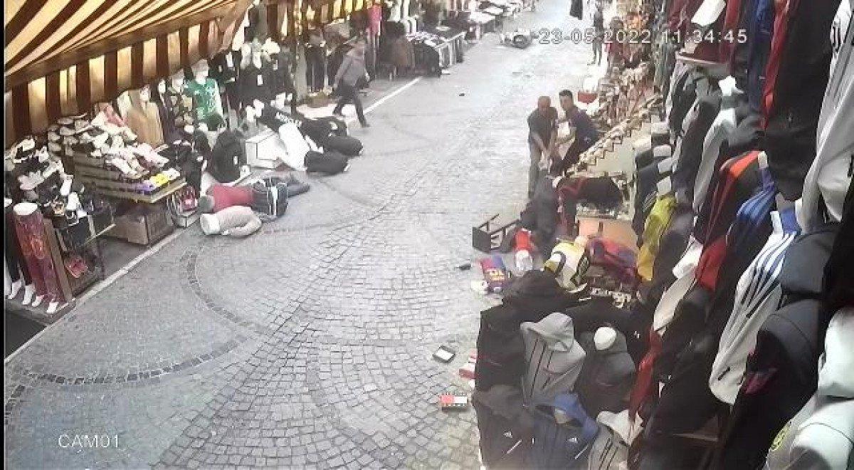 Beyazıt'taki çatışma güvenlik kamerasında