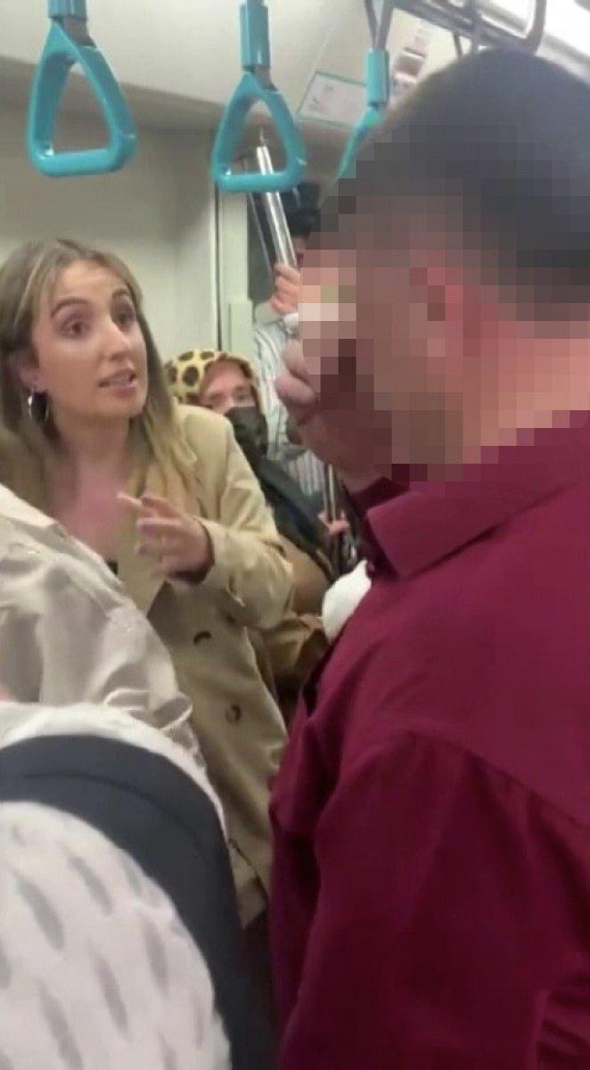 Marmaray'da taciz olayı arbedeye dönüştü