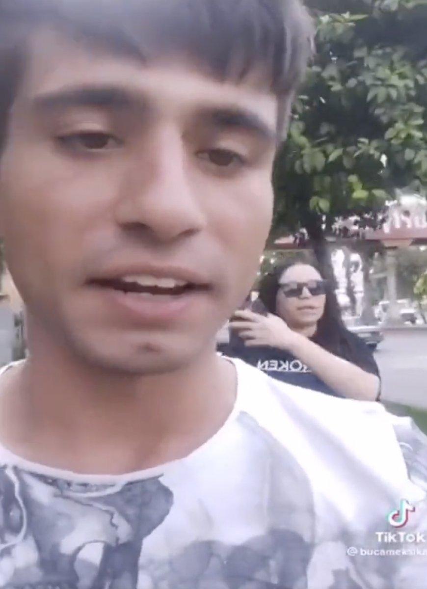 Sokakta video çeken genç tacizci sanıldı