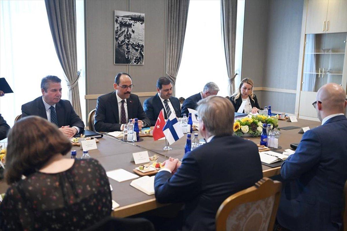 Finlandiya ve İsveç heyetleri ile görüşme sona erdi