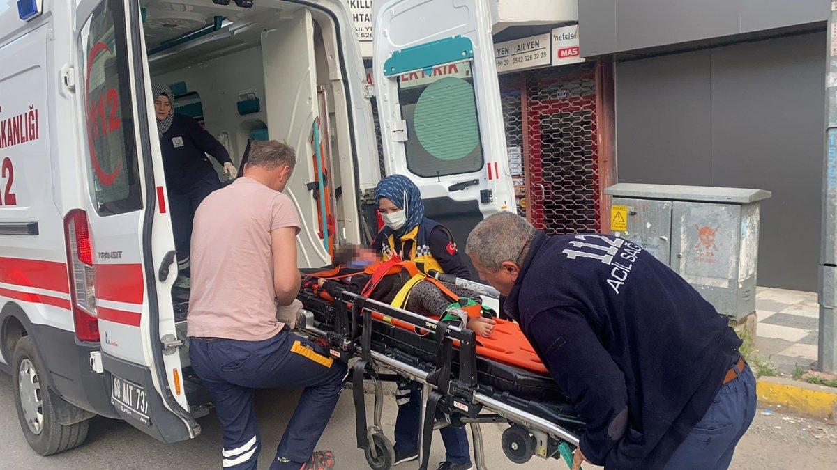 Aksaray'da eşini bıçaklayan şahıs, çocuklarını balkondan attı