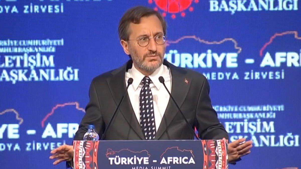 Fahrettin Altun: Sömürgeci yerli iş birlikçilerin gücü Cumhurbaşkanımıza yetmez