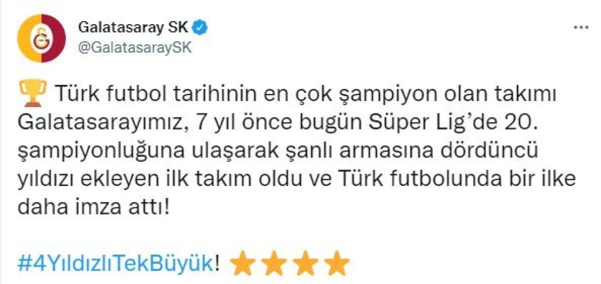 Galatasaray'dan Fenerbahçe'ye yıldız göndermesi