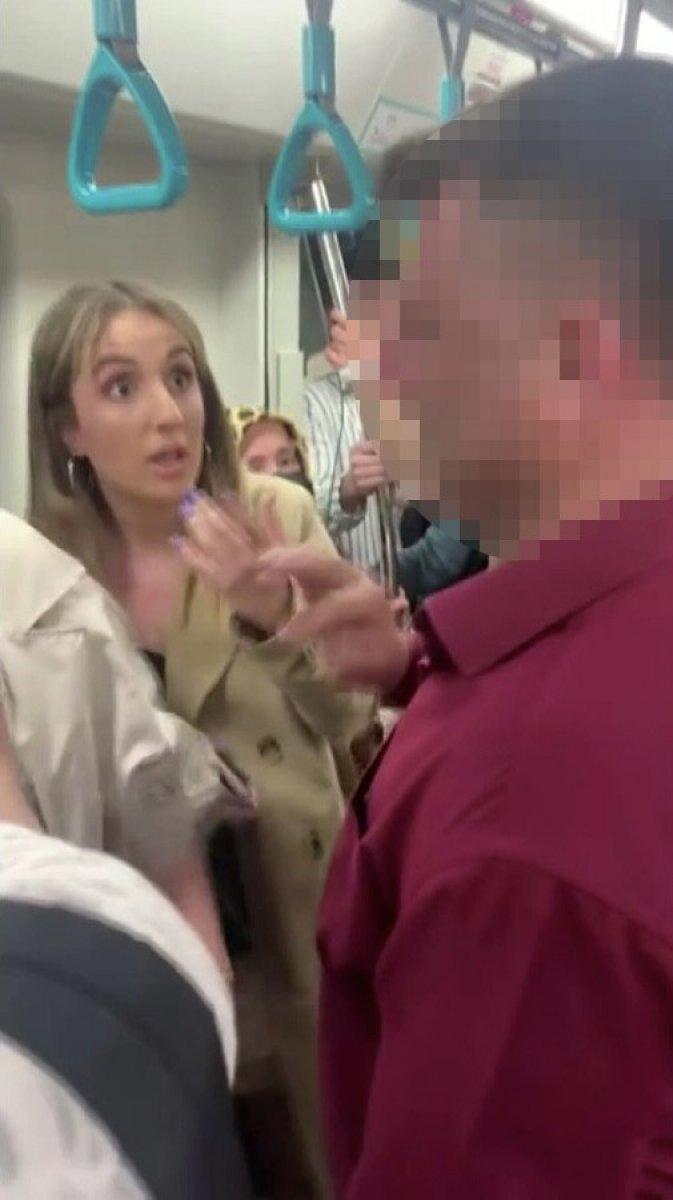 Marmaray'da taciz olayı arbedeye dönüştü