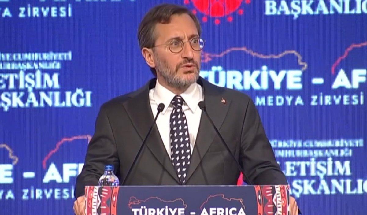 Fahrettin Altun: Sömürgeci yerli iş birlikçilerin gücü Cumhurbaşkanımıza yetmez