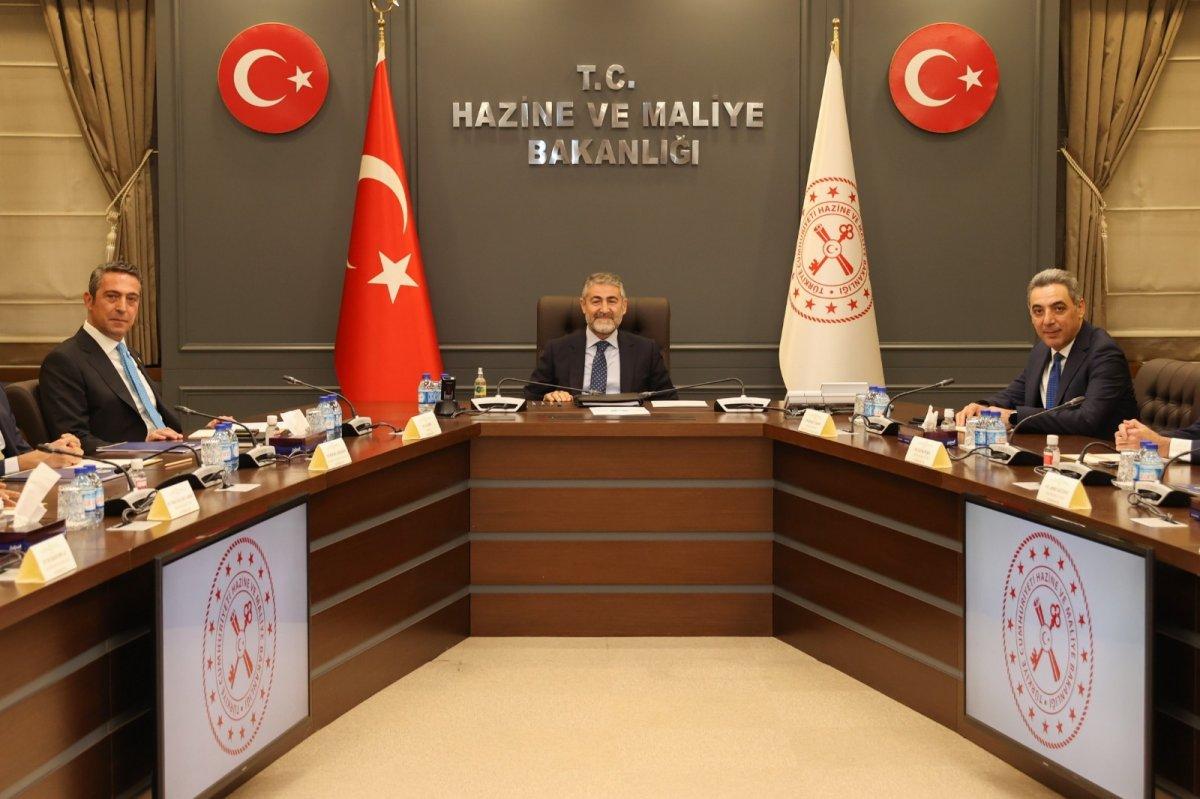 Ali Koç'tan Hazine ve Maliye Bakanı Nureddin Nebati'ye ziyaret
