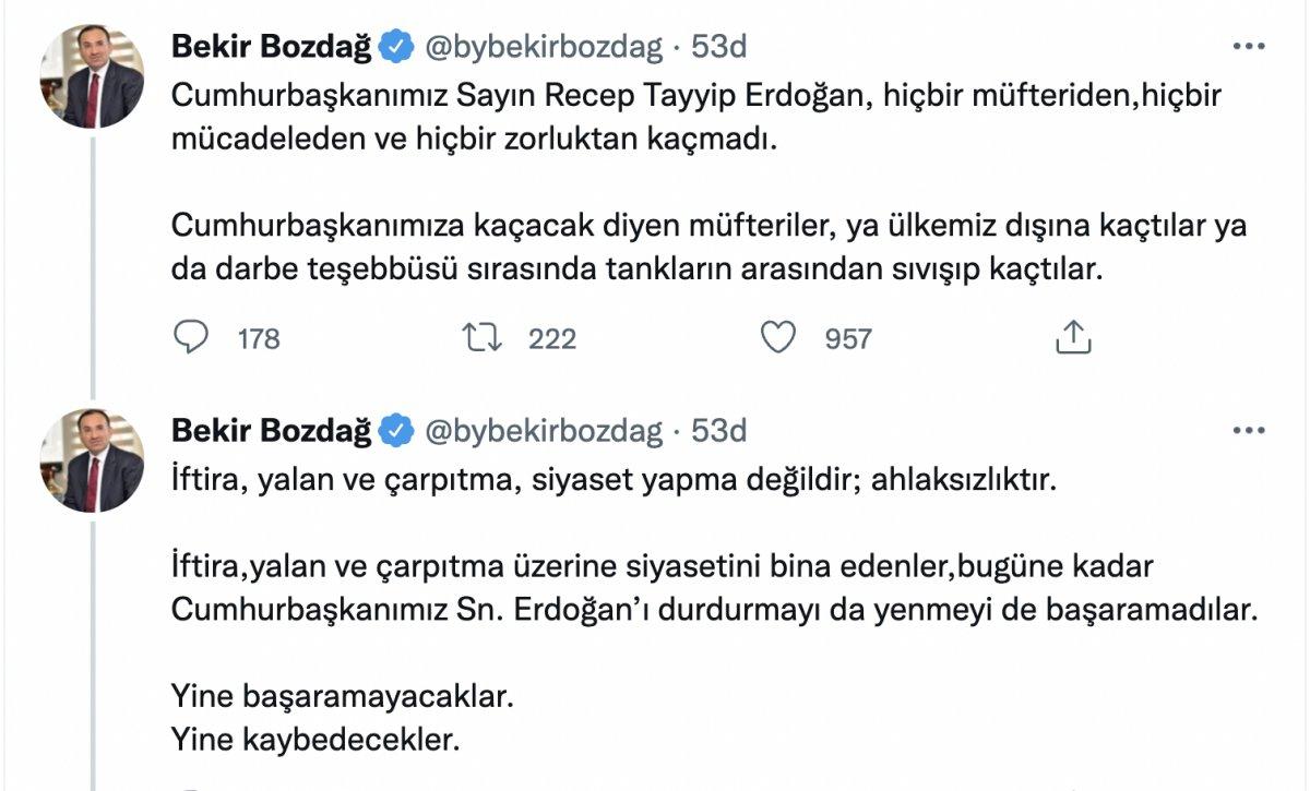 Bekir Bozdağ'dan Kılıçdaroğlu'na tepki