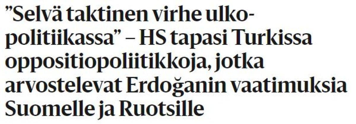 Ünal Çeviköz, Türkiye'nin NATO tavrını Finlandiya'ya şikayet etti