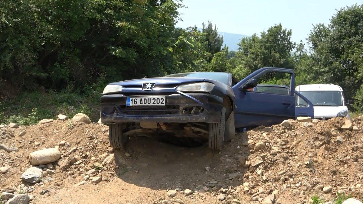 Bursa'da yakalanmamak için polise ateş açtı