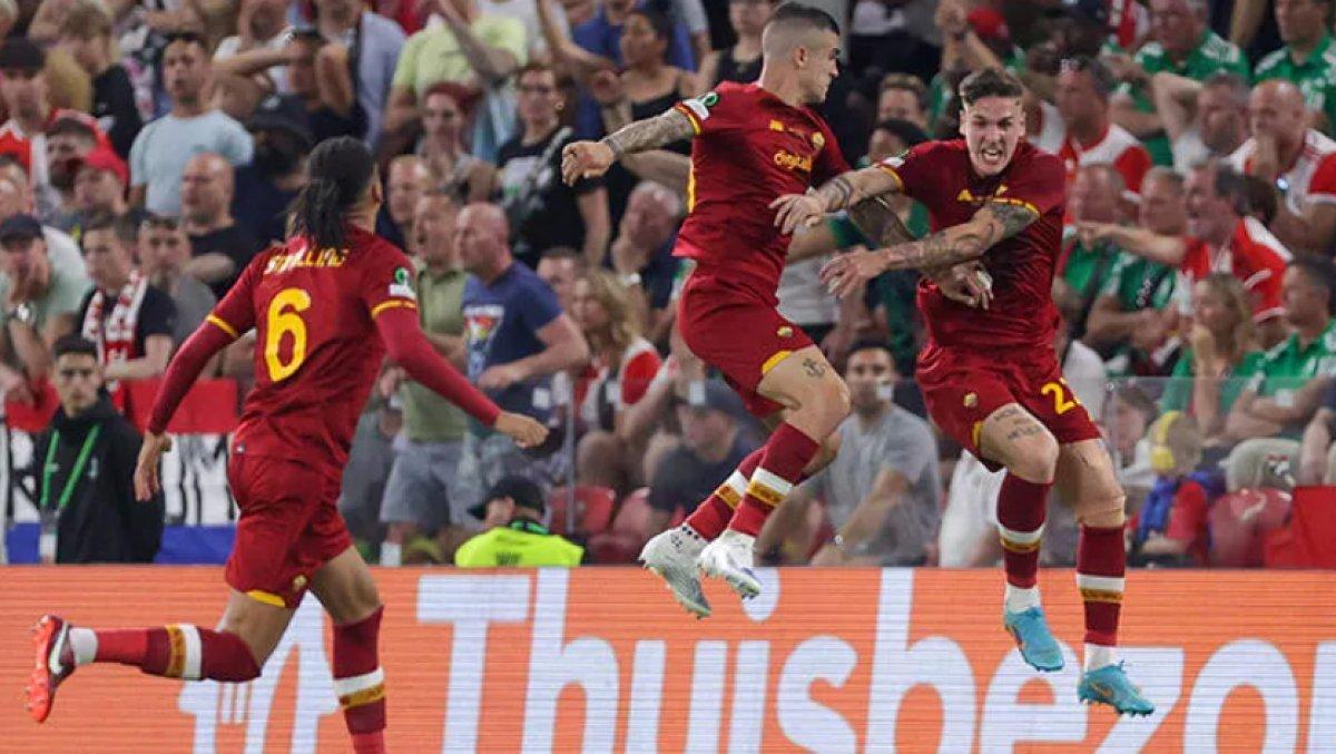 UEFA  Avrupa Konferans Ligi’nde şampiyon Roma oldu