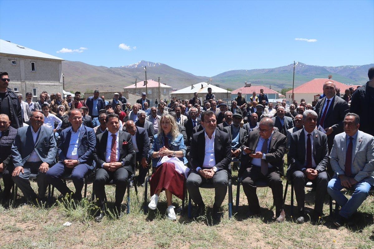 Ekrem İmamoğlu, Van'da cami temeli attı